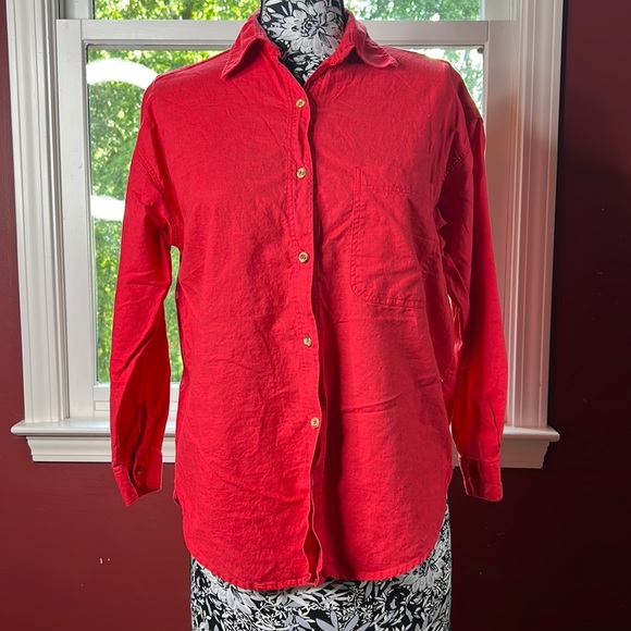 Ann Mali Red Blouse - Picture 1 of 3